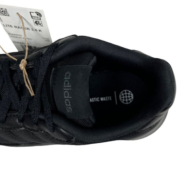 adidas Lite Racer Little Boys Running Shoe Size 13 Black Lightweight Comfortable - Picture 7 of 13